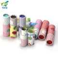 Tubo de lápiz labial de cartón vacío impresa aduana de lujo de Yecai, tubo de papel del labio bálsamo respetuoso del medio ambiente