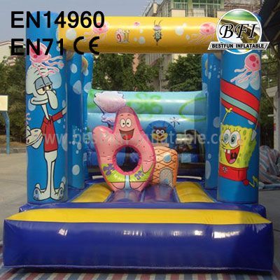 ปราสาท Inflatable ตลก Spongebob