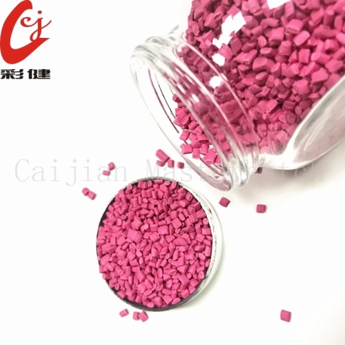 Plastic roze masterbatchkorrel