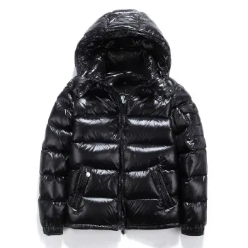 High-Quality Down Coat: Trendy Hooded Shiny Designer Puffer Jacket