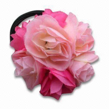 Rose Flower Elastic Band, Any Sizes and Designs are Available