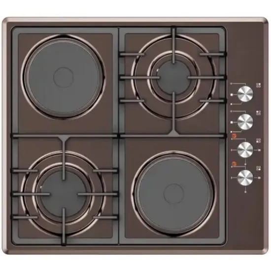 Built-In Gas Hob with 1 Electric and 3 Gas Burners