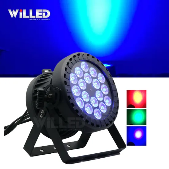 IP65 Waterproof RGBW 4-in-1 LED Par 64 Light for Outdoor DJ and Wedding Staging