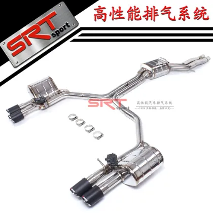 Super Racing Tailpipe Exhaust System for Audi S6 Valve Exhaust