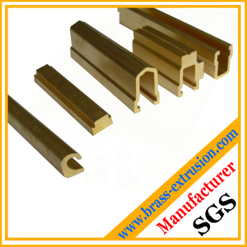 High precised bass different shape extuded brass profile handle