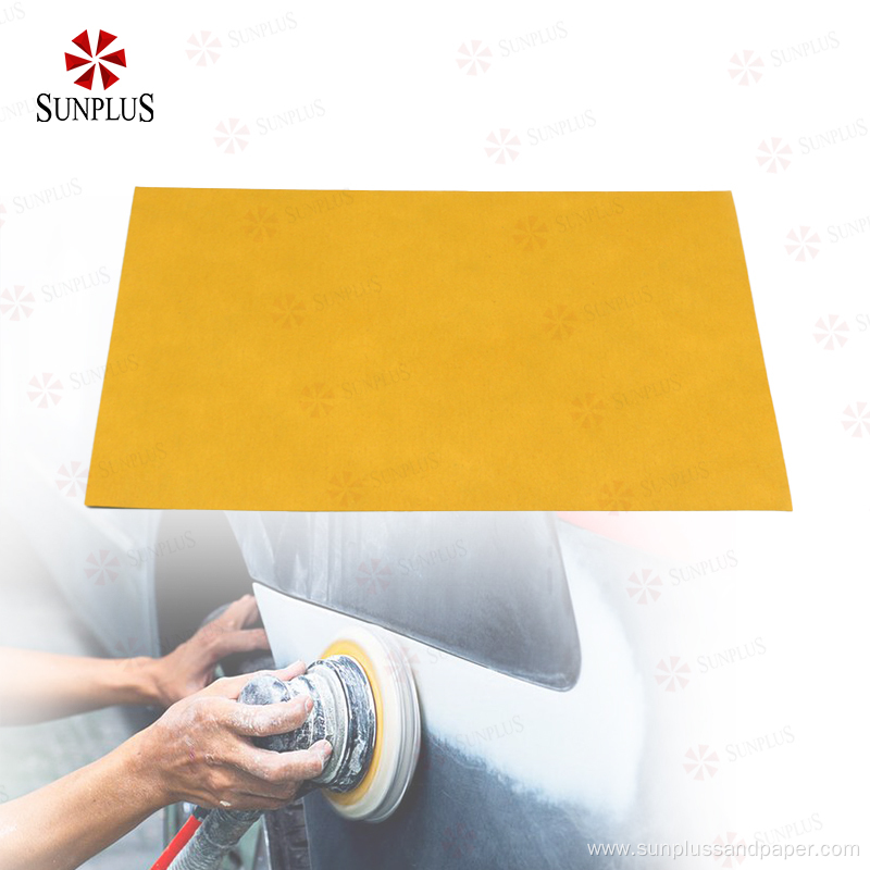 Gold Paper Sanding Disc Car Sandpaper Abrasives