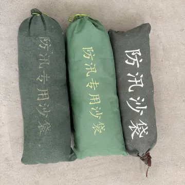 Dam reinforcement emergency flood control sandbags