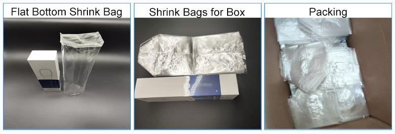 Shrink wrapping bags 