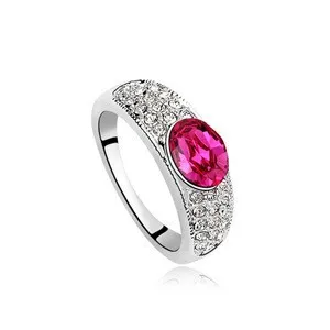 Good design austrian crystal ring diamond wedding rings for women