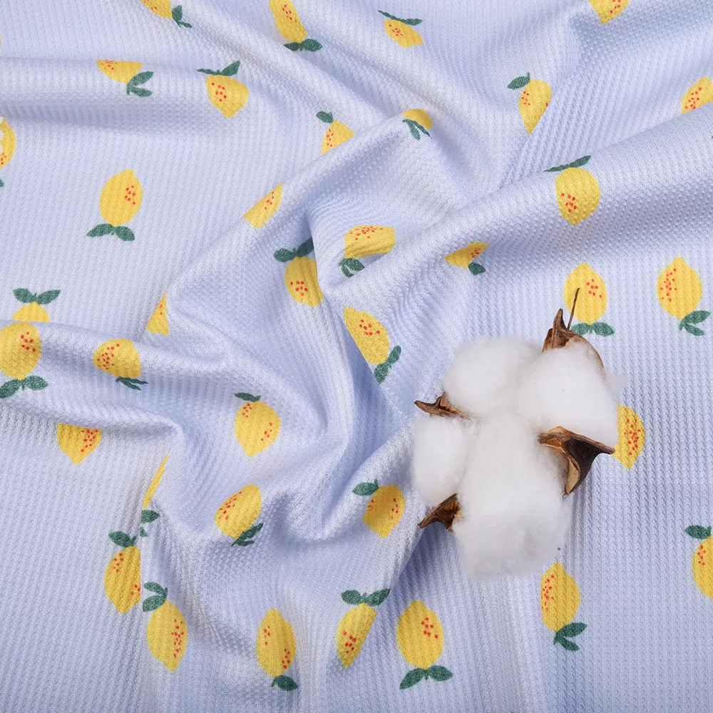 ผ้าวาฟเฟิล DTY พรีเมี่ยม 120d/144f สำหรับชุดนอนที่สวมใส่สบาย