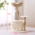 Natural Cat Scratching Post House All-in-One