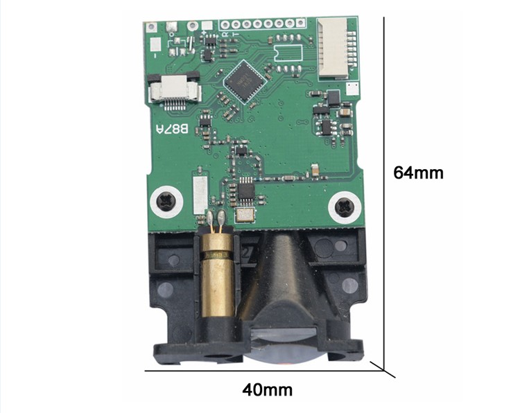 Laser Distance Sensor Industrial Module Size