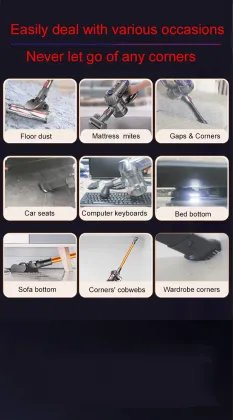 LS-098S Mini-Portable/Vertical Dual-Use Vacuum Cleaner with Strong Suction and Steam Mopping