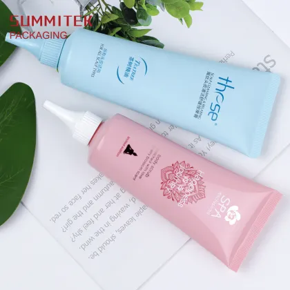 Custom 30-75ml Plastic Cosmetic Tubes for Clarins Body & Neck Cream Packaging