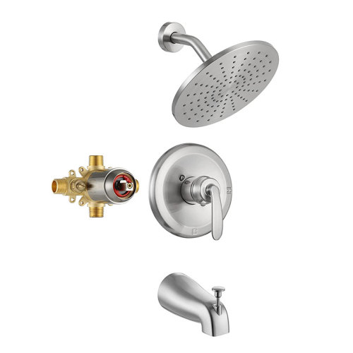 საშხაპე Spout Tub Spigot Diverter სისტემის Faucet