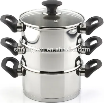 stainless steel steamer with bakelite handle