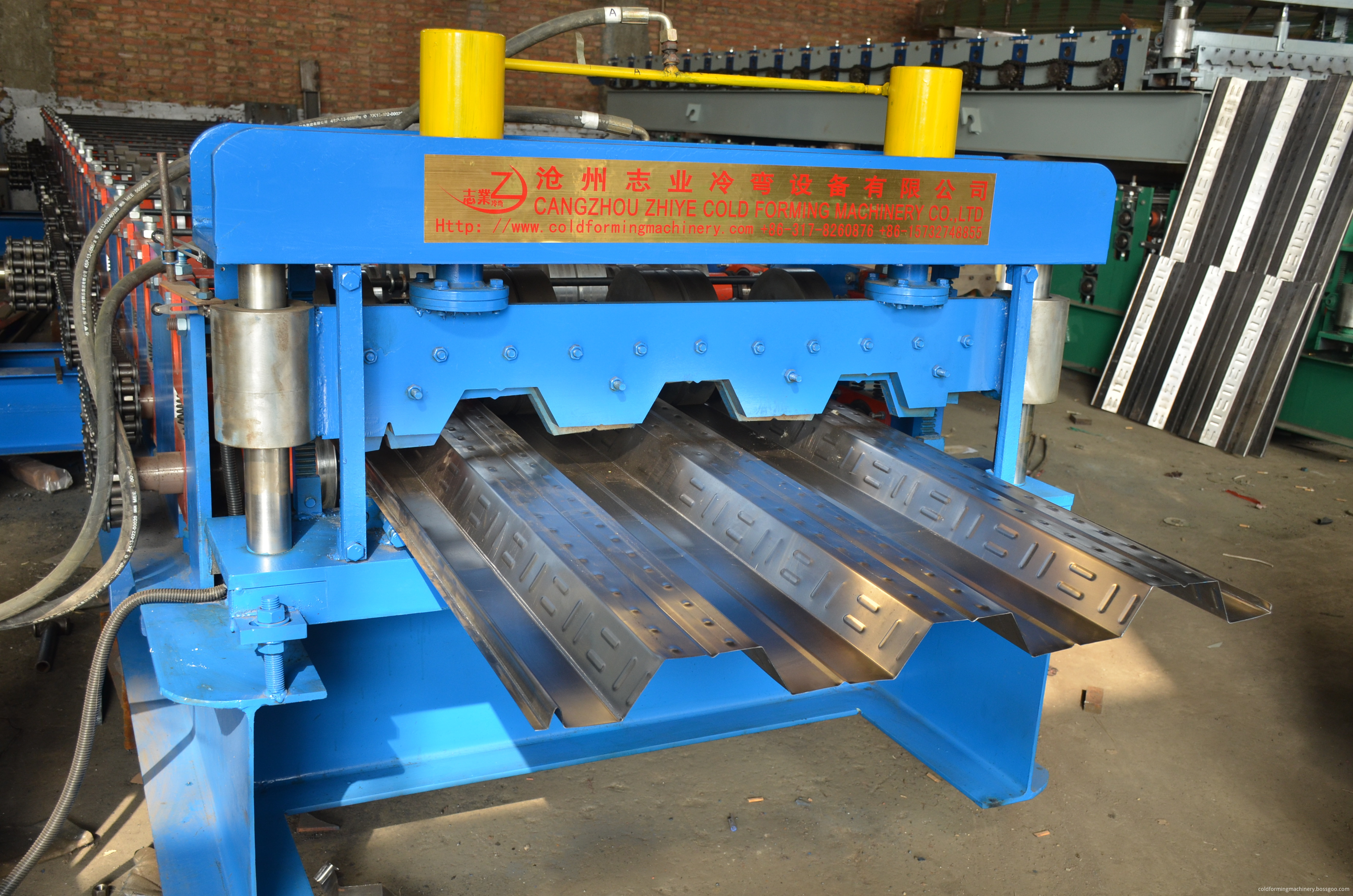 Metal Floor Deck Cold Roll Forming Machinery