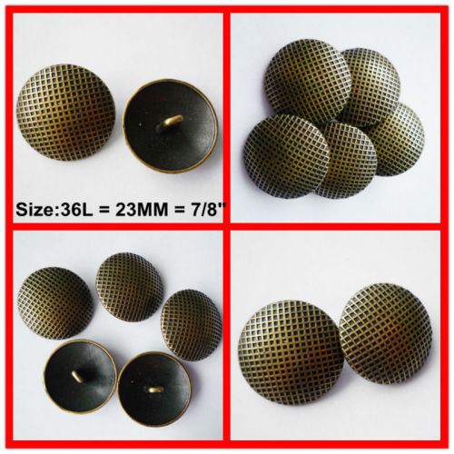 TLD half dome metal buttons for coat