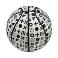 Lederen gelamineerd basketbal van hoge kwaliteit