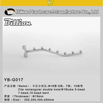 professional hanging display hook for slotted channel
