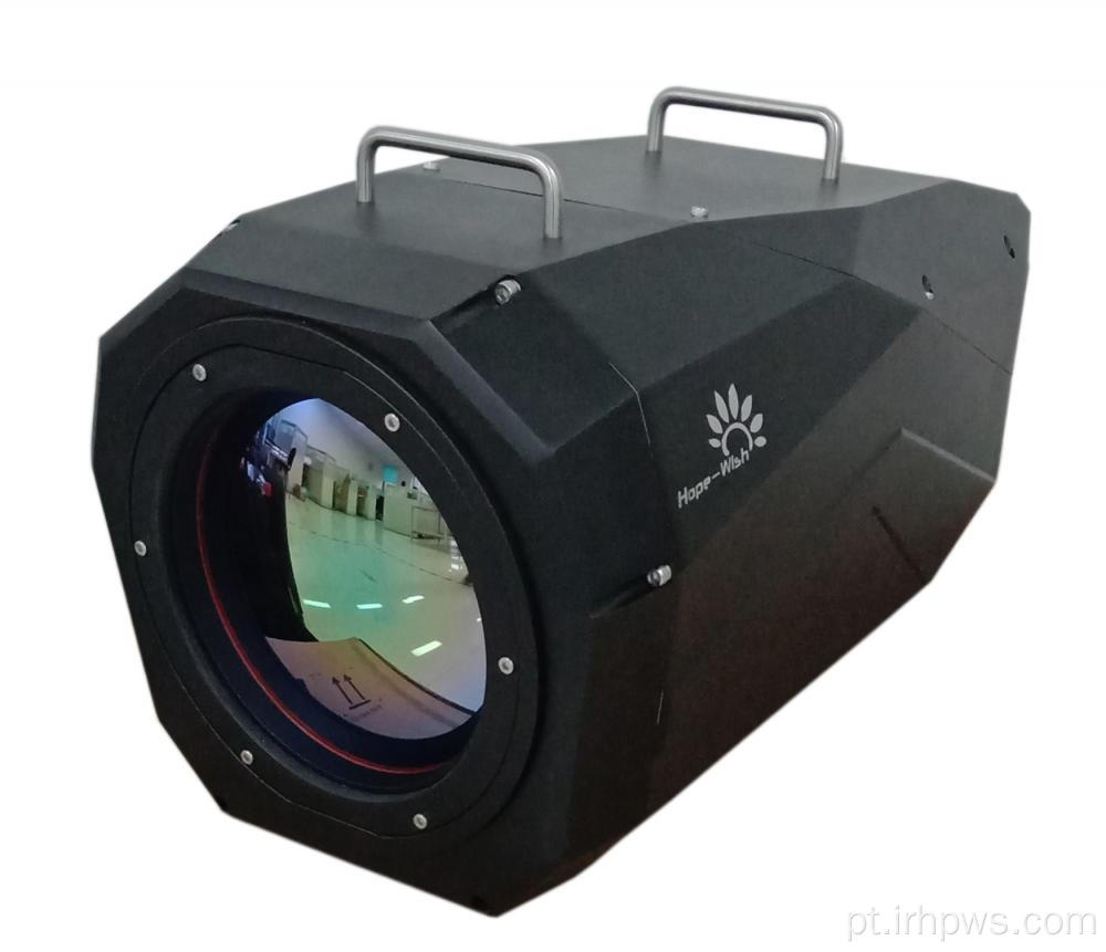 640x512 Long Range PTZ Resfriado Câmera Térmica Rastrear automaticamente