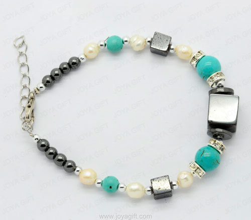 gemstone hematite bracelet