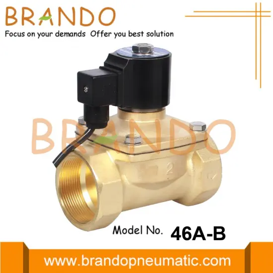 2'' Brass Water Fountain Solenoid Valve IP68 Waterproof
