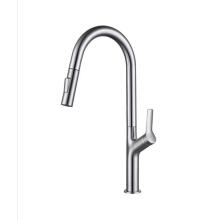 卸売304ステンレス鋼ブラシプルダウン噴霧器シンクタップキッチン蛇口ミキサー