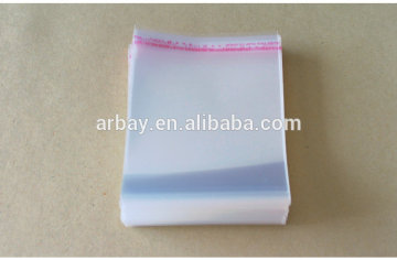 Hot selling 0.4mm thick custom clear self adhesive seal plastic bag