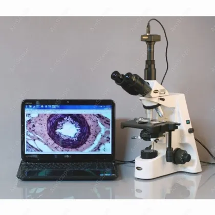 AmScope 40X-2500X Trinocular Darkfield Microscope