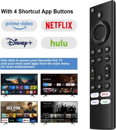 Replacement Universal Voice Remote Control for Toshiba or Insignia Smart Fire TV Series