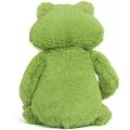 Animal en peluche à grosse grenouille aux yeux pour dormir avec