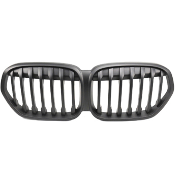 Matte Black Single Line Kidney Front Grille for BMW X1 Series F49