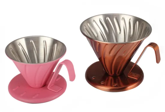 Copper or Pink Color Coffee Dripper