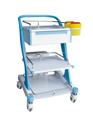 Hospital medical anesthesia trolley