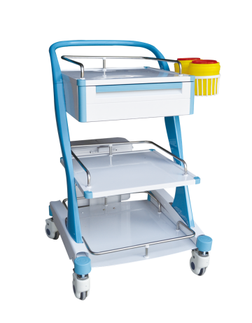 Hospital medical anesthesia trolley