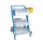 Hospital treatment trolley ABS plastic hand nursing cart