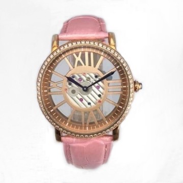 Lady Watch Material Watches Fashion Pink Color