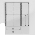 ASTM D2846 Водопровод Cpvc Розетка Молоко Желтое