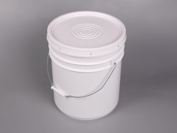 Secchio in plastica con lattina dritta stile USA da 20 litri