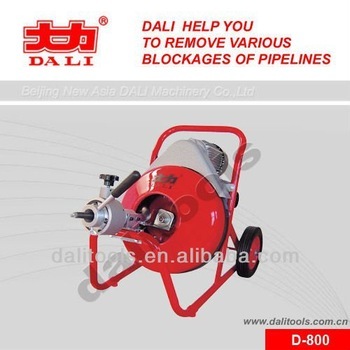 Electric Drain Cleaner with Rigid Plumbing Auger Eel