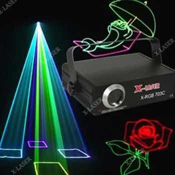 Professional Hot Sale DJ Equipment: 1W-25W RGB Full Color Animation Laser Light Show Machine