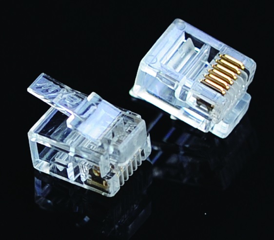 Flat Cable Connector 6P6C
