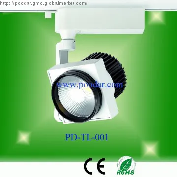Indoor showing 20w 1500lm led cob track light
