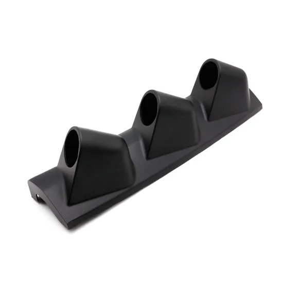 2" 52mm Universal Black A-Pillar Pod for Triple Gauges - Right Hand Drive - Car Meter Mounting Bracket
