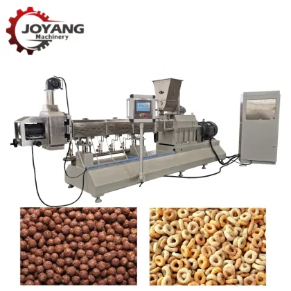 Automatic Cereal Production Line: Coco Pops and Froot Loops Manufacturing Machine