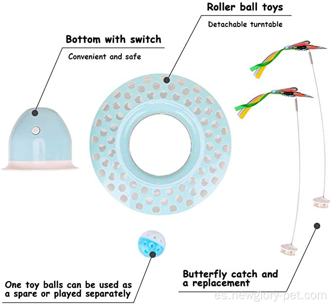 Juguete de gato eléctrico automático divertido