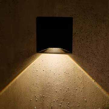 LEDEAST T-015 DC24V 7W IP65 Waterproof Aluminum Wall Lamp
