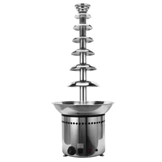 Different Layers of Chocolate Fountain with 304 Stainless Steel