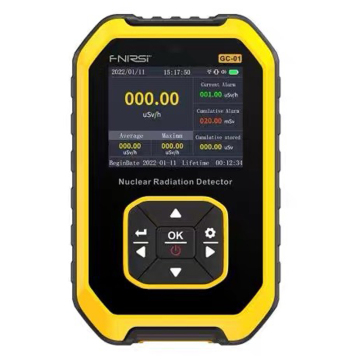 Radiotage nucléaire numérique haute sensibilité pour la surveillance en temps réel des rayons X et des indicateurs de couleur jaune pour l'analyse des matériaux
